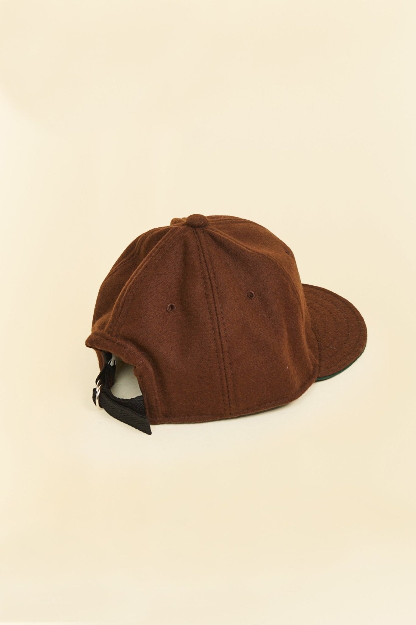 URAHARA x Troy O'Shea Early 1900's Baseball Cap - Brown Melton Wool -URAHARA - URAHARA