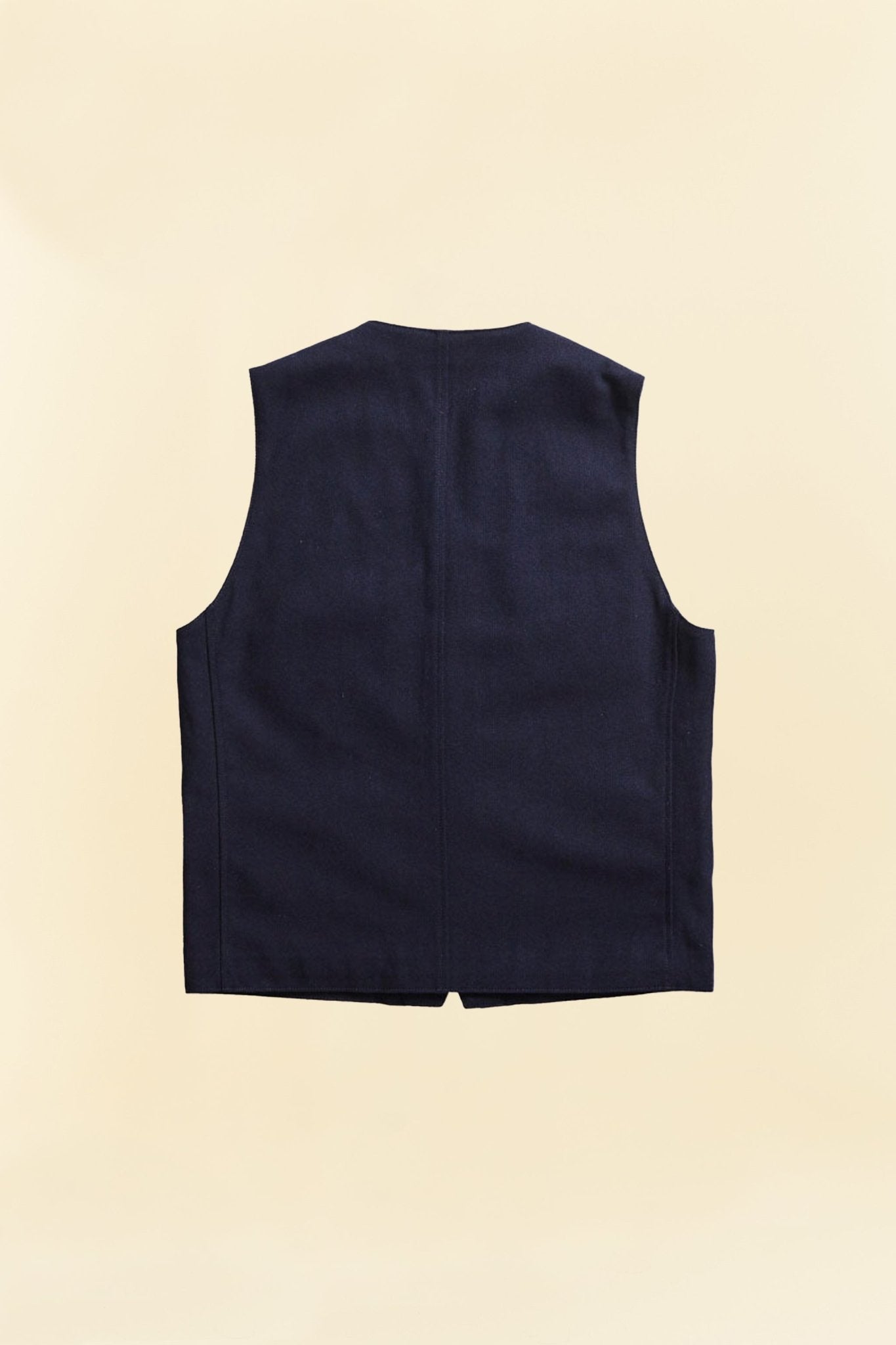 Addict Clothes ACVM Herringbone Vest - Navy -Addict Clothes - URAHARA