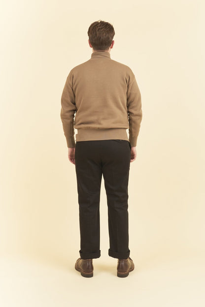 Addict Clothes ACVM Mockneck Sweatshirt - Sand -Addict Clothes - URAHARA