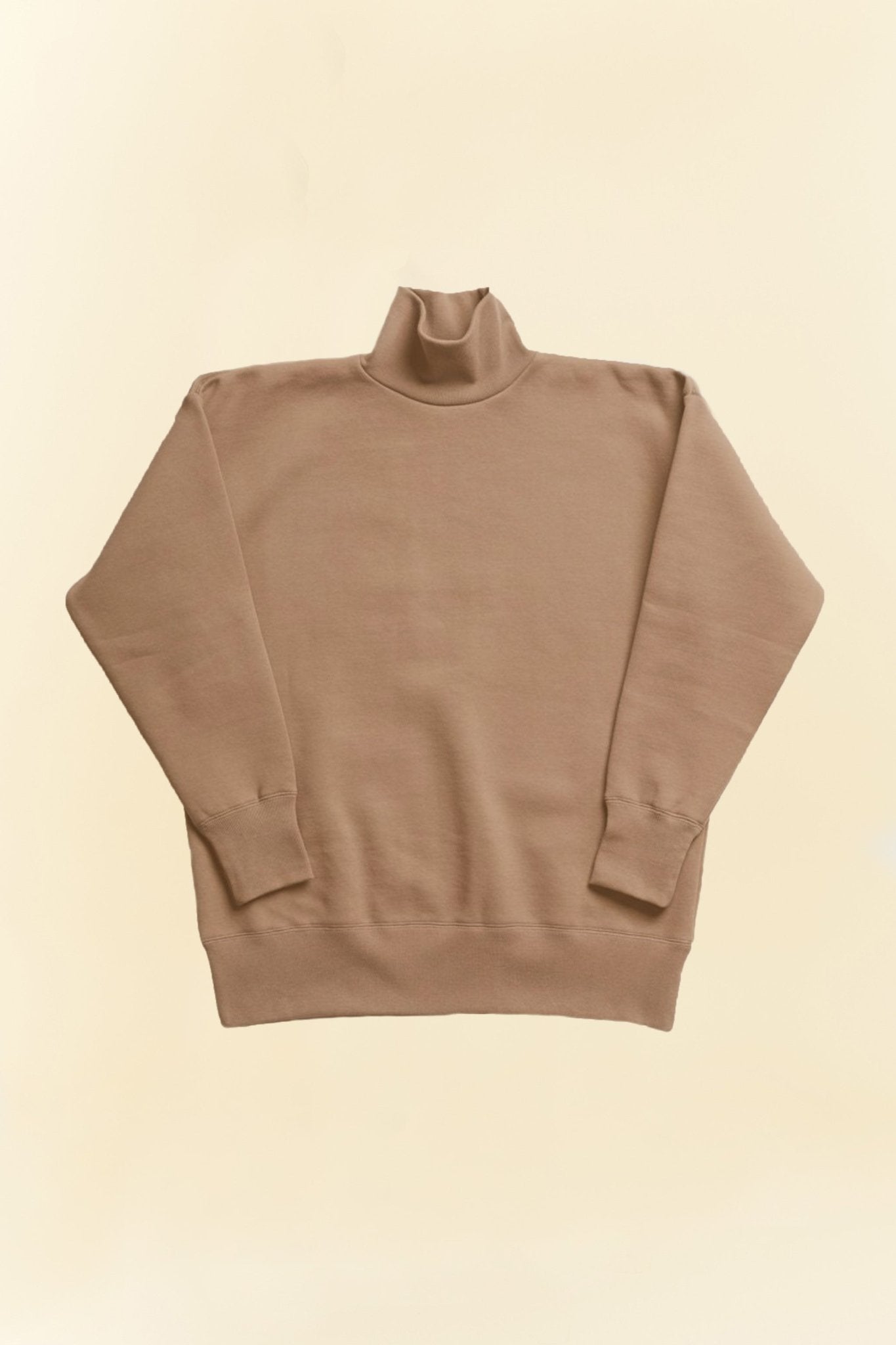 Addict Clothes ACVM Mockneck Sweatshirt - Sand -Addict Clothes - URAHARA