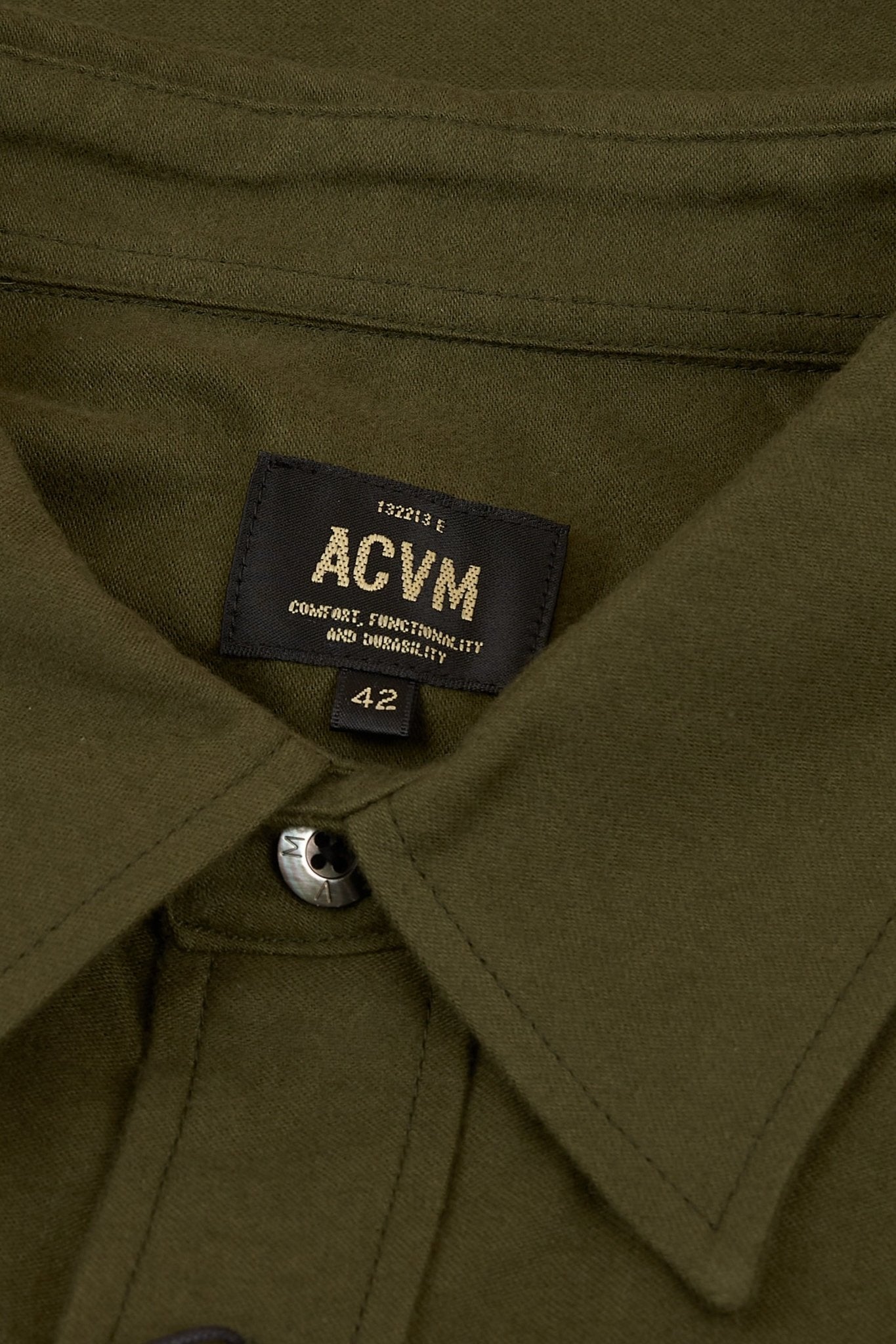 Addict Clothes ACVM Moleskin Shirt - Army Green -Addict Clothes - URAHARA