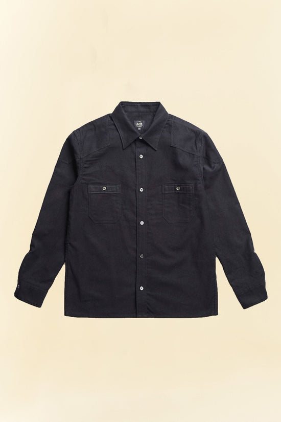 Addict Clothes ACVM Moleskin Shirt - Black