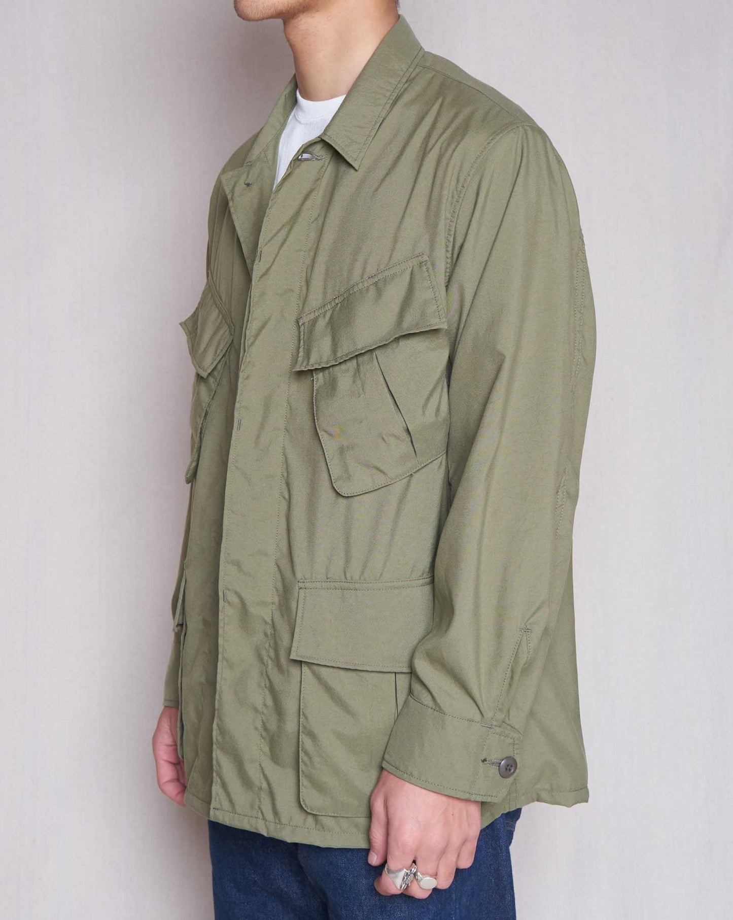 Addict Clothes ACVM Nylon Fatigue Jacket - Army Green -Addict Clothes - URAHARA