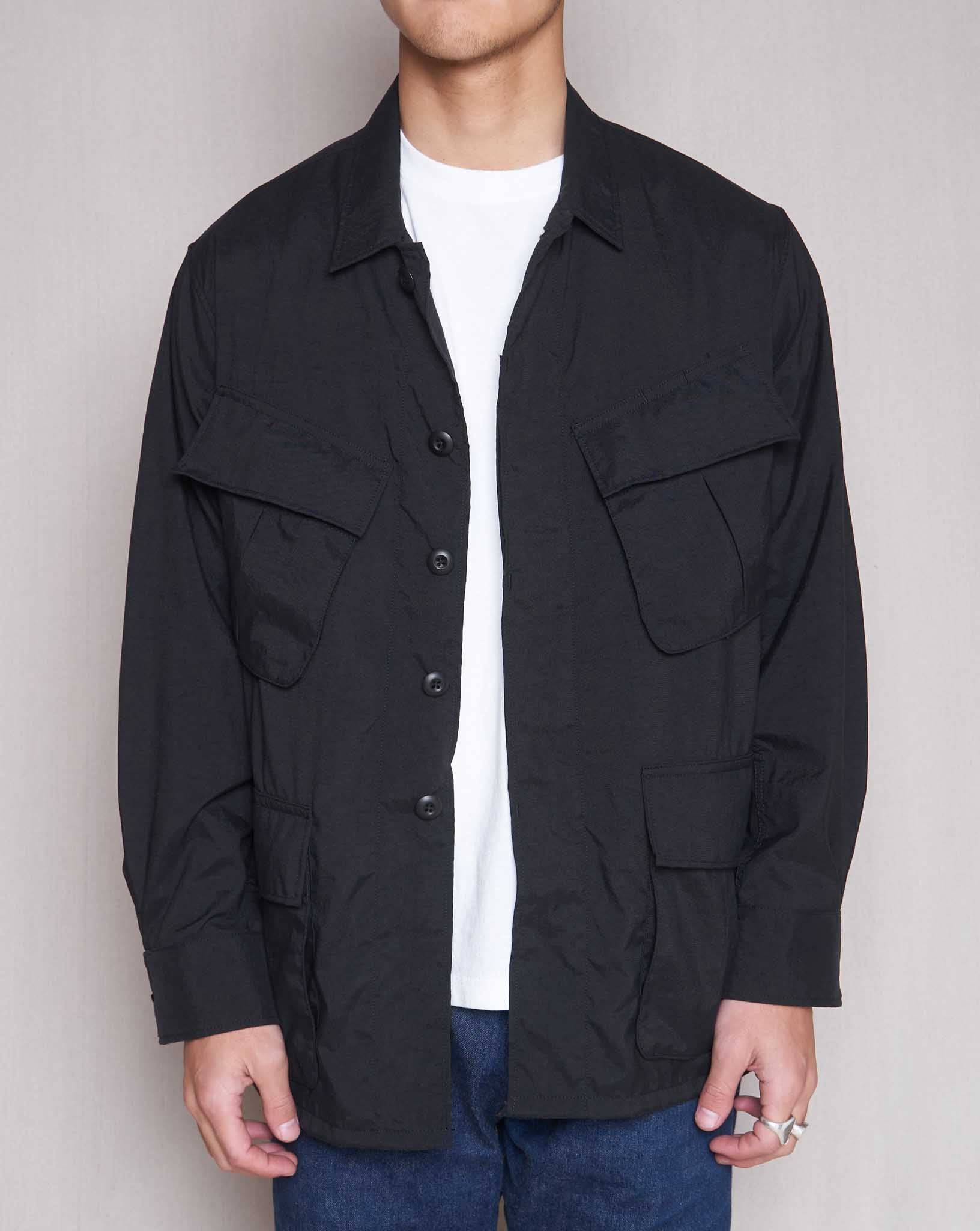 Addict Clothes ACVM Nylon Fatigue Jacket - Black -Addict Clothes - URAHARA