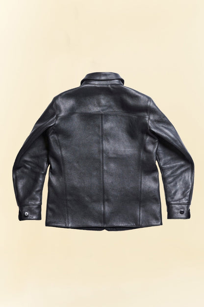 Addict Clothes Sheepskin Car Coat - Black -Addict Clothes - URAHARA