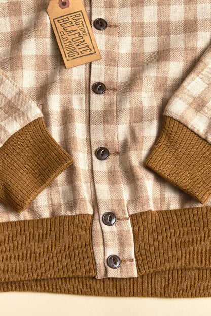 Belafonte Ragtime A1 Jacket - Beige Buffalo Check -Belafonte - URAHARA