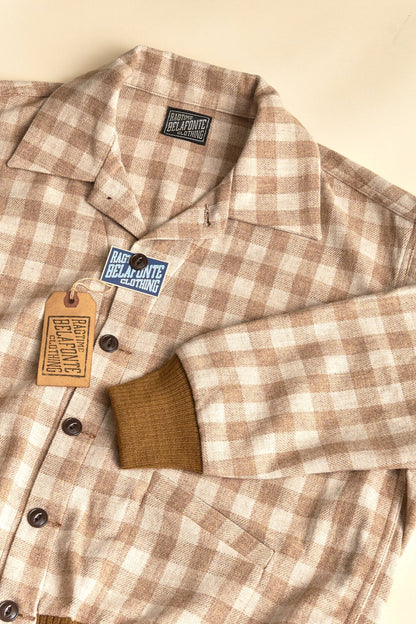 Belafonte Ragtime A1 Jacket - Beige Buffalo Check -Belafonte - URAHARA