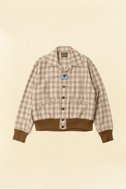 Belafonte Ragtime A1 Jacket - Beige Buffalo Check -Belafonte - URAHARA