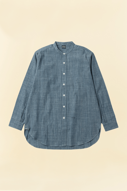 Belafonte Ragtime Band Collar B.Broad - Blue Chambray -Belafonte - URAHARA