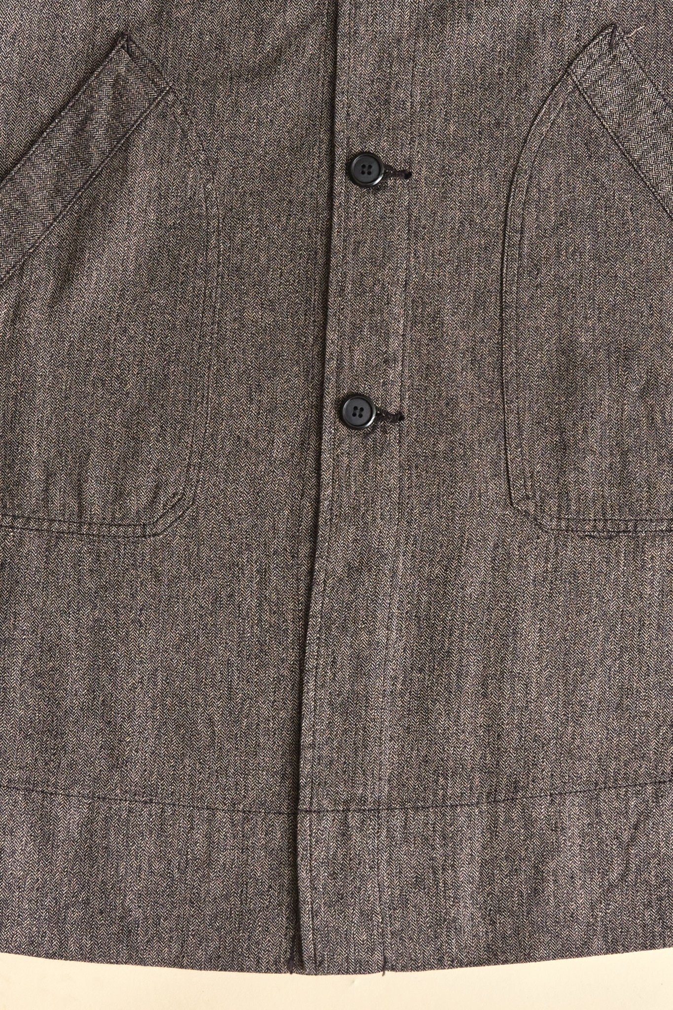 Belafonte Ragtime Cotton / Linen G-Coat - Smoky Salt 'N' Pepper -Belafonte - URAHARA