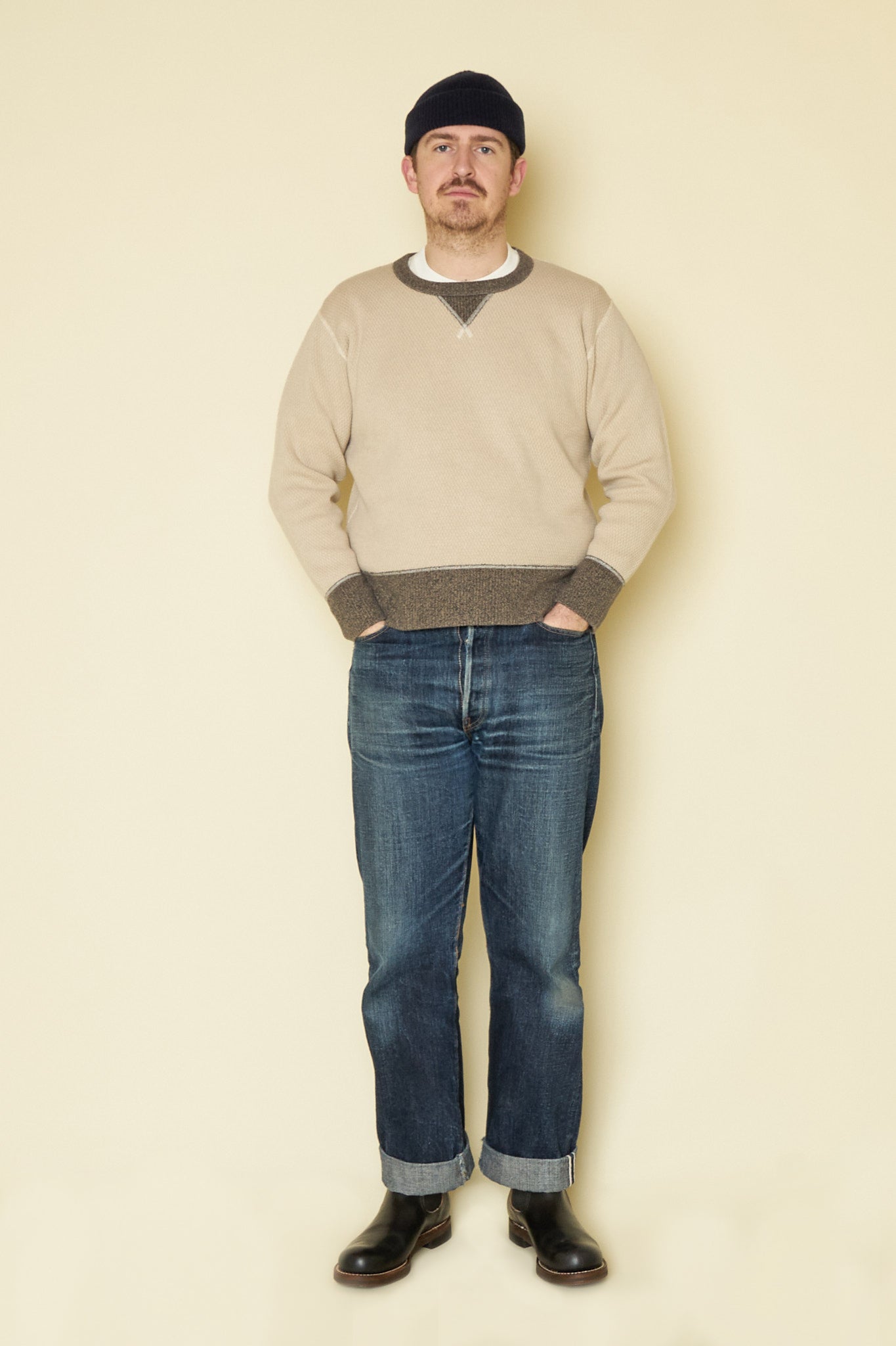 Belafonte Ragtime Super Heavy WV Thermal Sweatshirt - Smoky Ash Gray -Belafonte - URAHARA