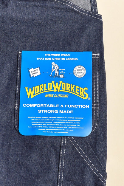 Big John World Workers Overall - Dry Indigo -Big John - URAHARA