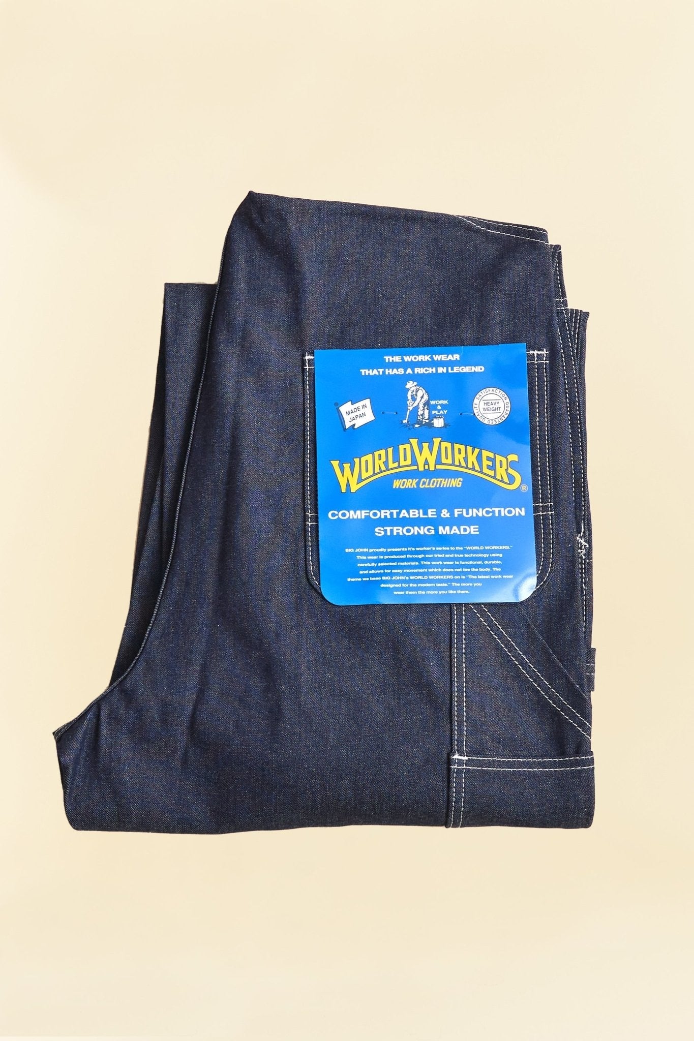 Big John World Workers Overall - Dry Indigo -Big John - URAHARA