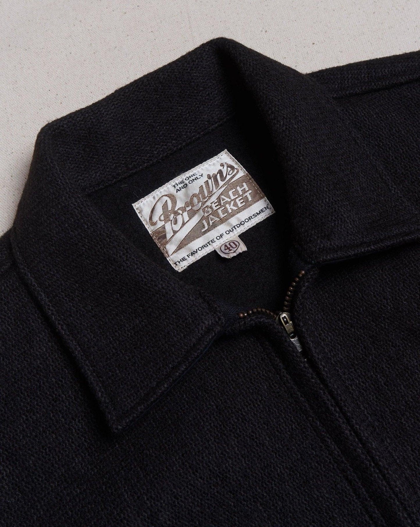 Brown's Beach Double Flap Jacket - Black -Brown's Beach - URAHARA