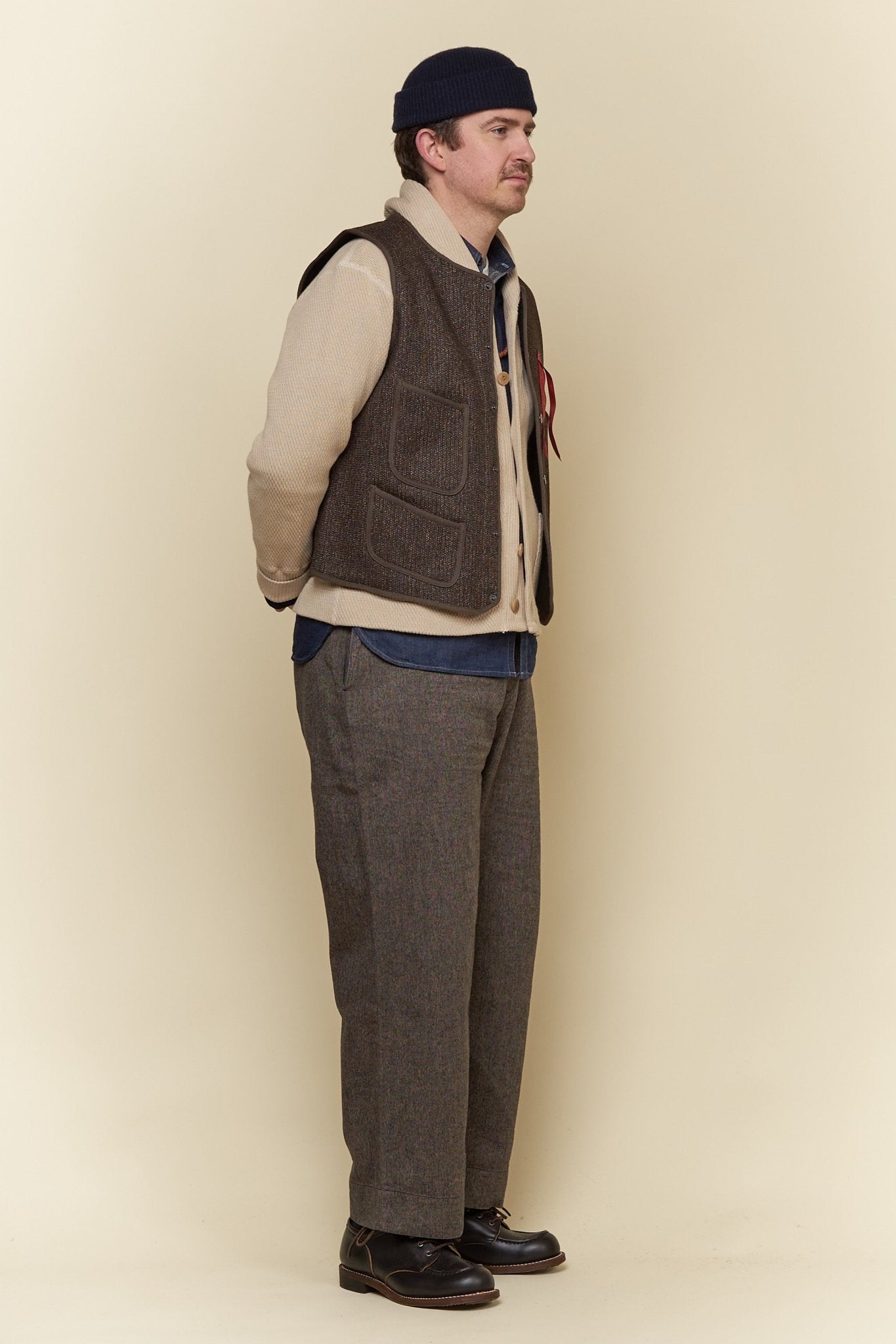 Brown's Beach Early Vest - Oxford Grey -Brown's Beach - URAHARA