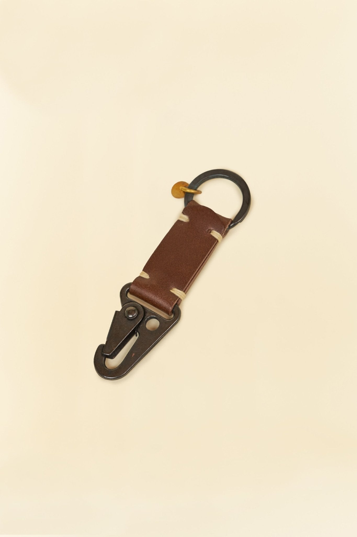 Button Works Black Line Military Spec Key Holder - Brown -Button Works - URAHARA