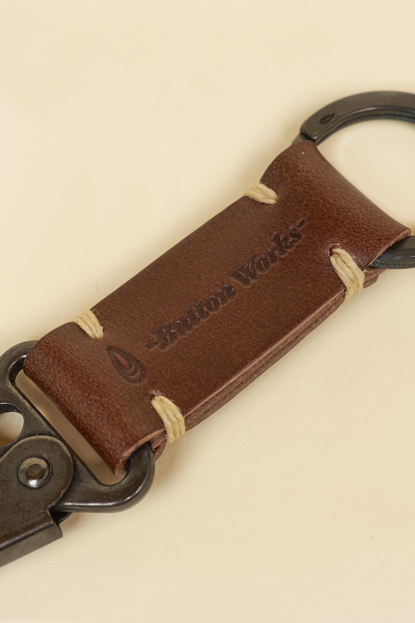 Button Works Black Line Military Spec Key Holder - Brown -Button Works - URAHARA