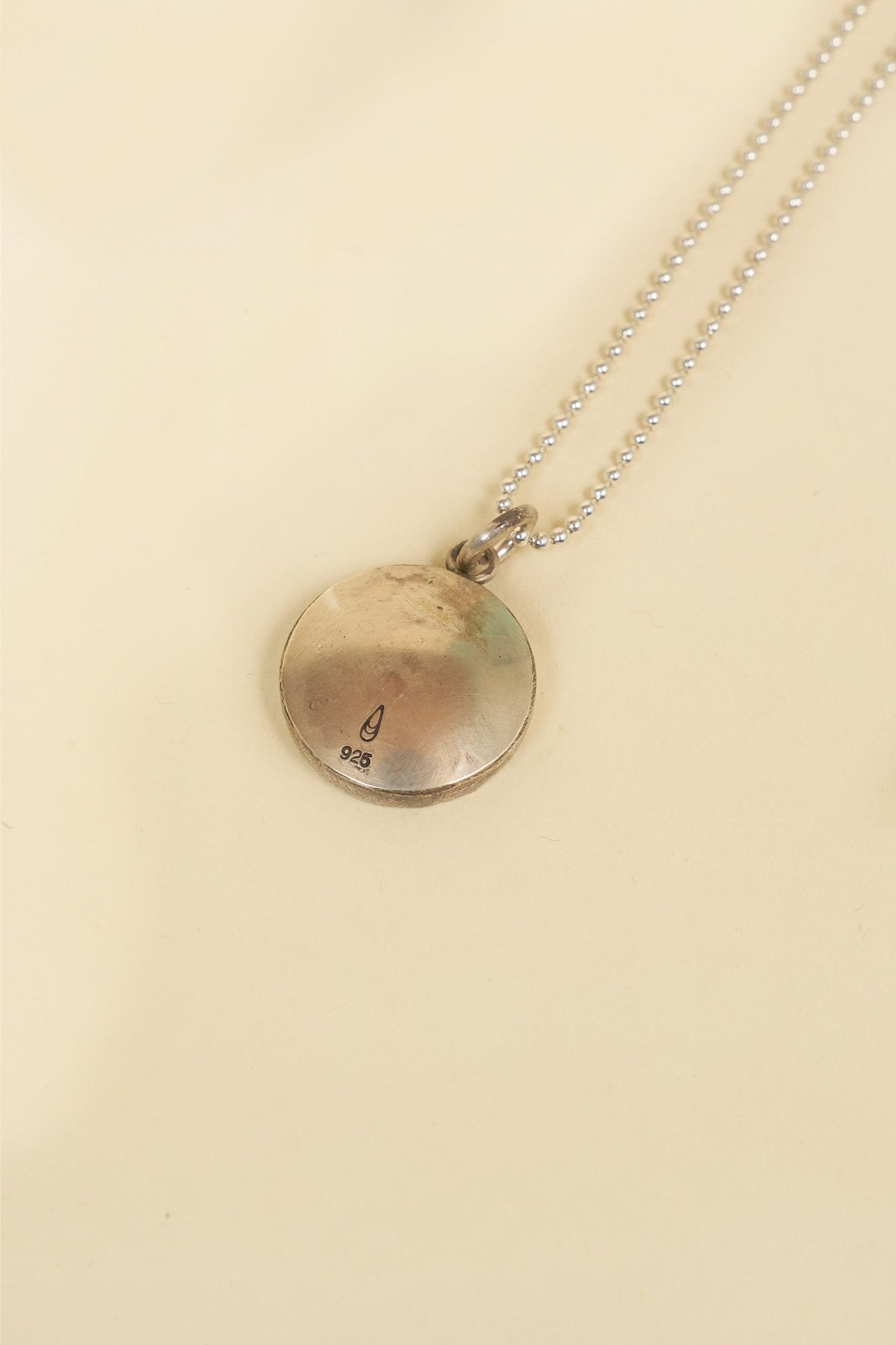 Button Works Vintage Sweet Orr Recycled 925 Silver Necklace - Silver -Button Works - URAHARA