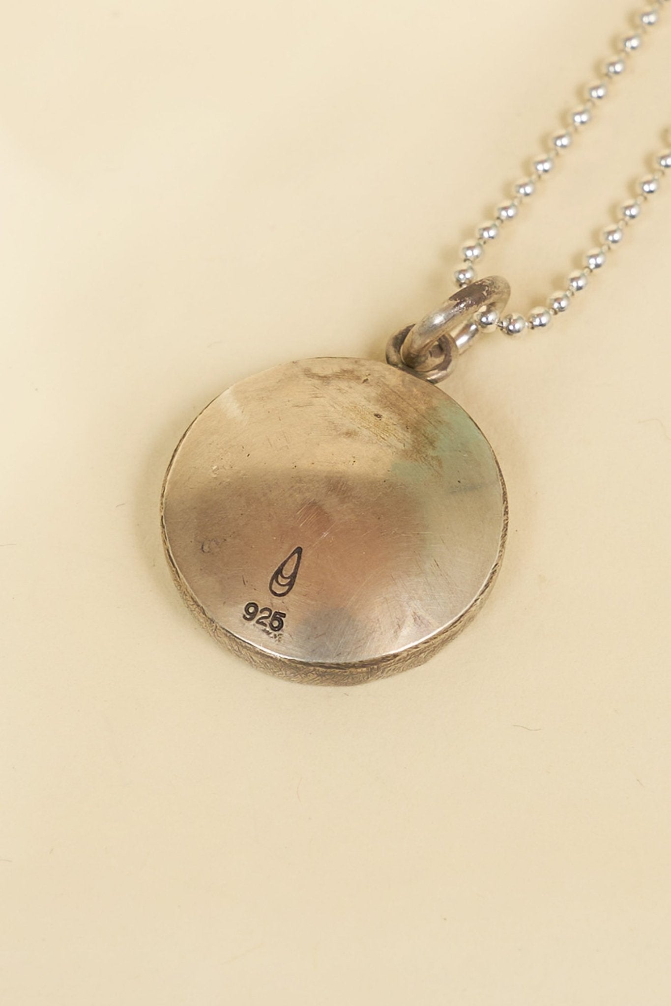 Button Works Vintage Sweet Orr Recycled 925 Silver Necklace - Silver -Button Works - URAHARA