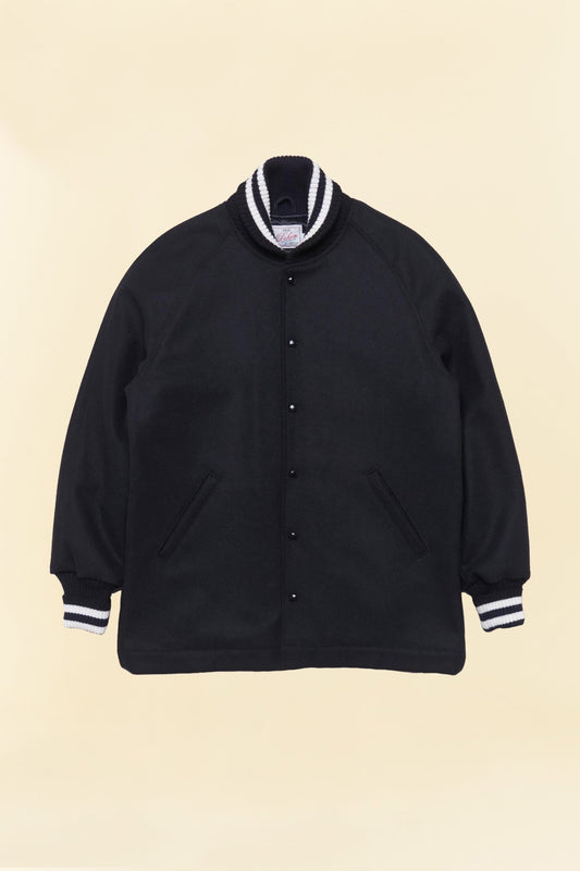 Dehen Car Coat - Black / Off White -Dehen - URAHARA