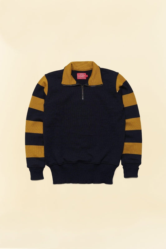 Dehen Motorcycle Sweater - Black / Gold -Dehen - URAHARA