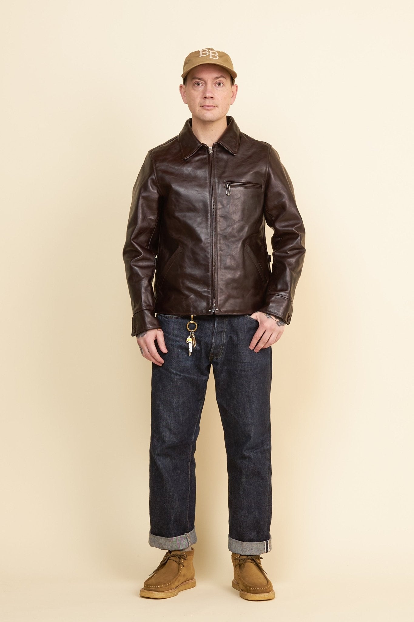 Double Helix Classic 1930's Jacket - Brown -Double Helix - URAHARA