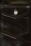 Double Helix 'Gold Digger' Type 2 Horsehide Leather Jacket - Black -Double Helix - URAHARA