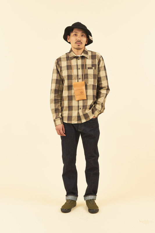 Eat Dust Combat Shirt - Beige/Brown -Eat Dust - URAHARA