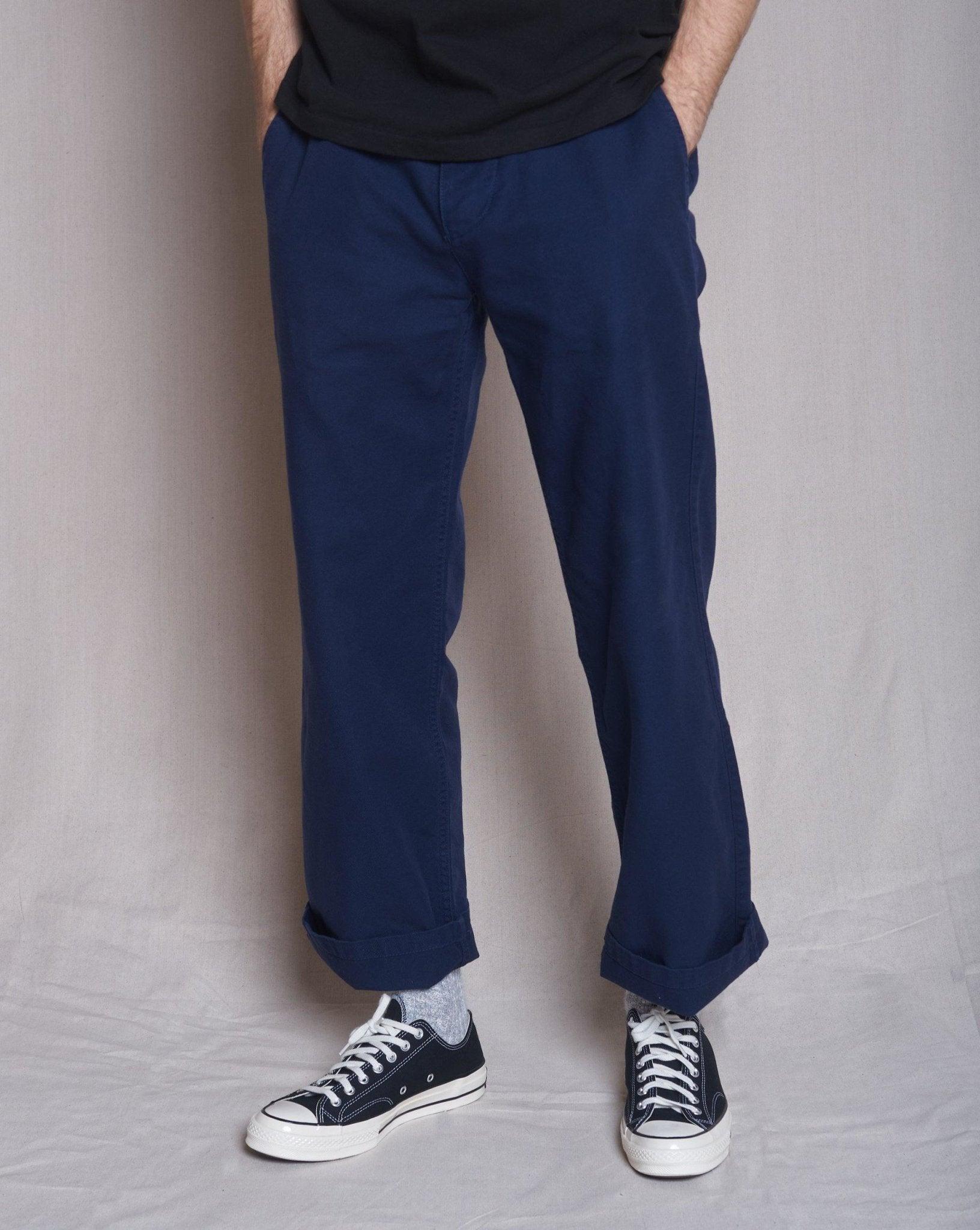 Eat Dust Cotton Twill Combat Pant - Industrial Blue -Eat Dust - URAHARA