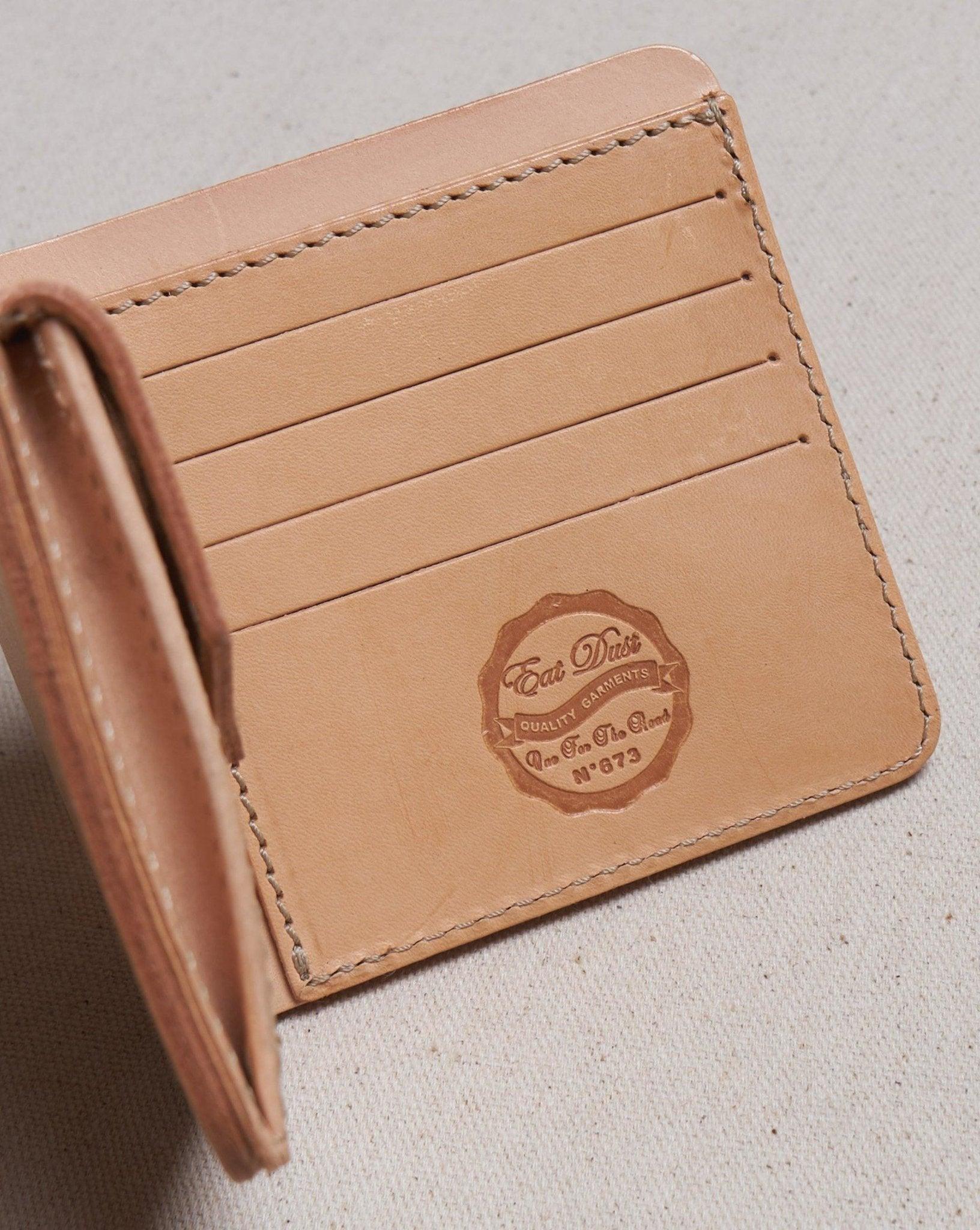 Eat Dust X Leather Fold Wallet -Eat Dust - URAHARA