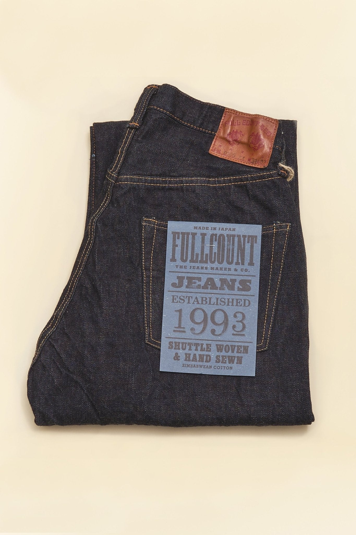 Fullcount 0105XX Wide Selvedge Denim - 15.5oz -Fullcount - URAHARA