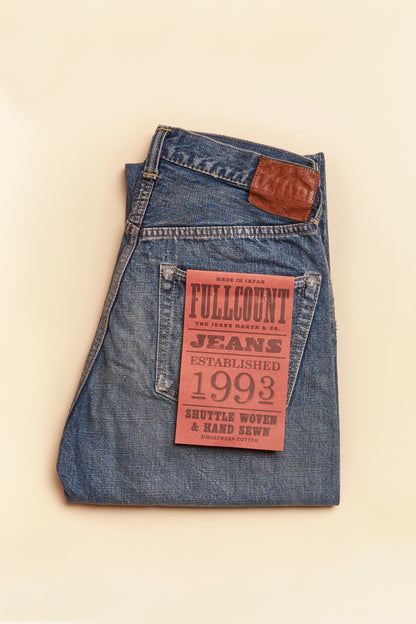 Fullcount 1101 Dartford Washed Straight Selvedge Denim - 13.7oz -Fullcount - URAHARA