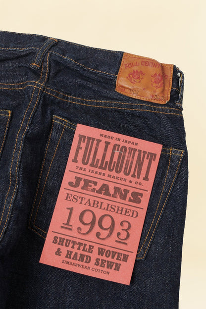 Fullcount 1103 Clean Straight Selvedge Denim - 13.7oz -Fullcount - URAHARA