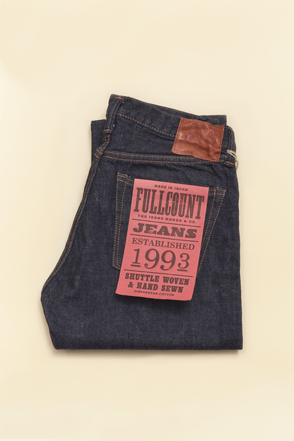 Fullcount 1108 Slim Straight Selvedge Denim - 13.7oz -Fullcount - URAHARA