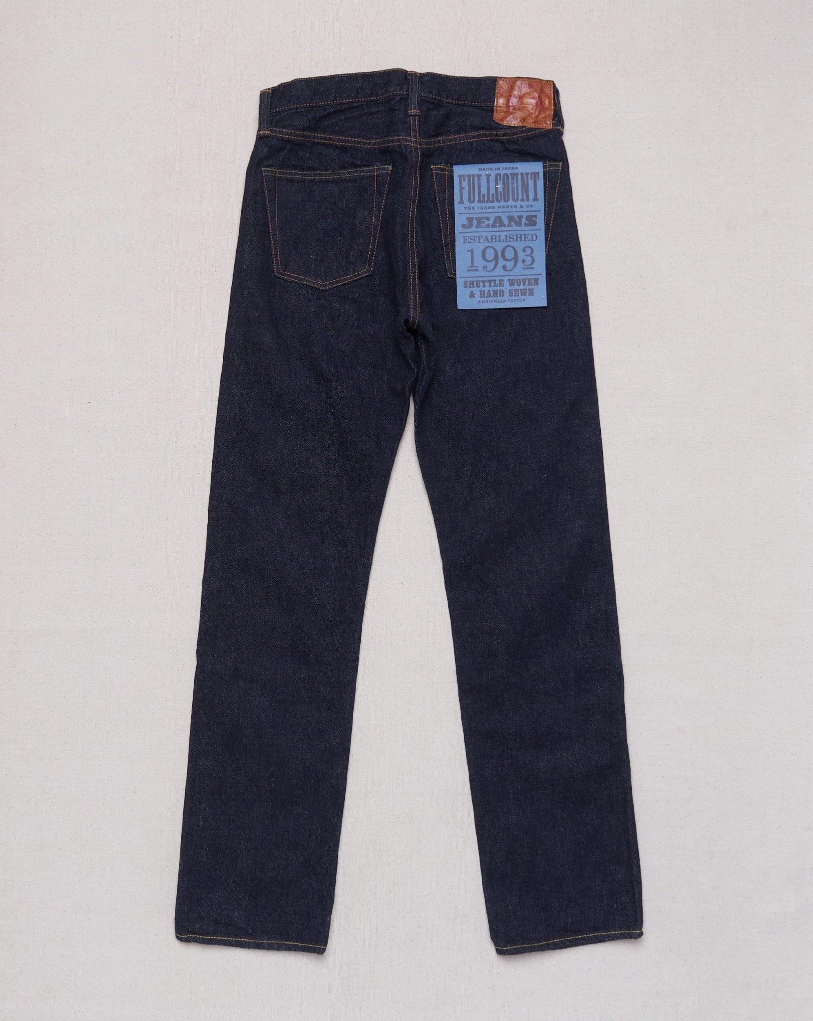 Fullcount 1108XX Slim Straight Selvedge Denim - 15.5oz -Fullcount - URAHARA