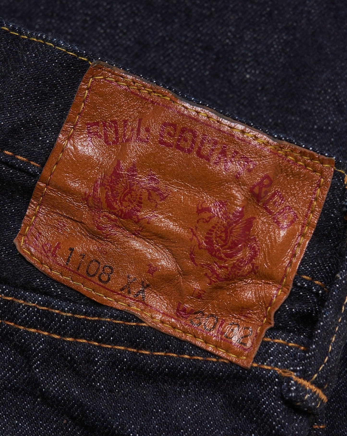 Fullcount 1108XX Slim Straight Selvedge Denim - 15.5oz -Fullcount - URAHARA