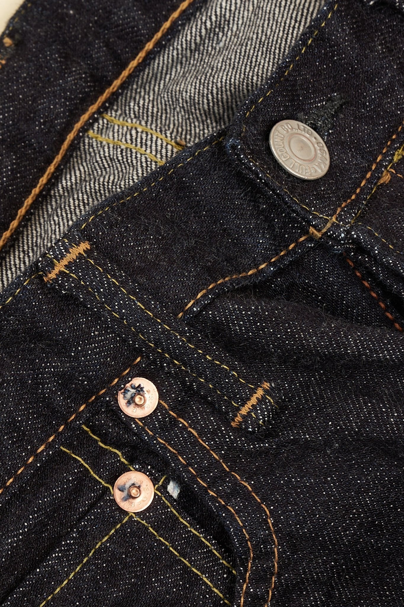 Fullcount 1110XX Tapered Selvedge Denim - 15.5oz -Fullcount - URAHARA