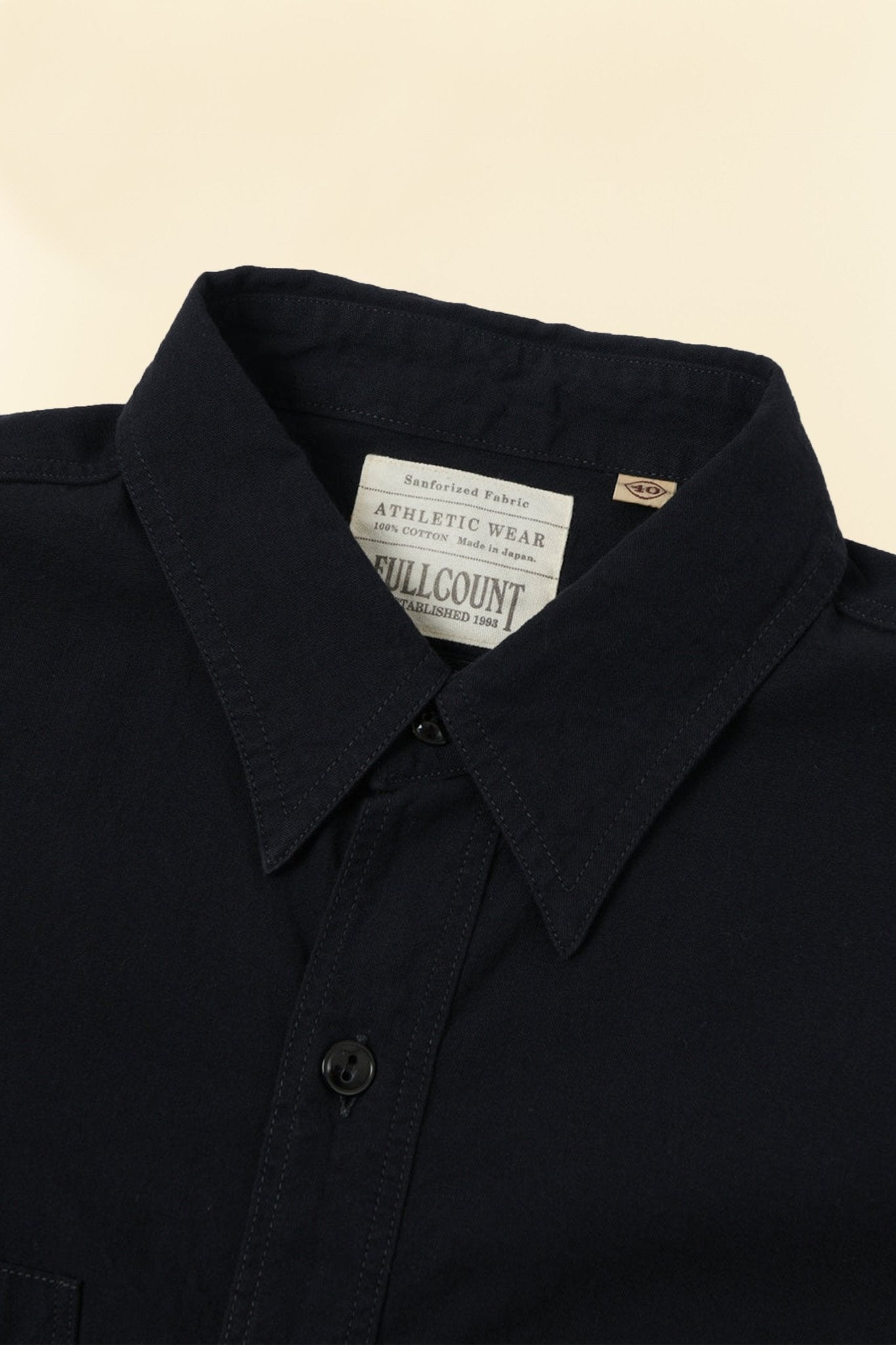 Fullcount Chambray Shirt - Black -Fullcount - URAHARA