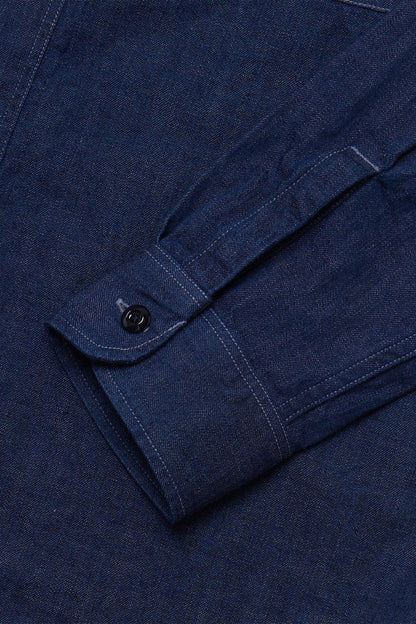 Fullcount Denim Work Shirt - Indigo -Fullcount - URAHARA