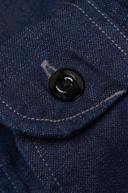 Fullcount Denim Work Shirt - Indigo -Fullcount - URAHARA