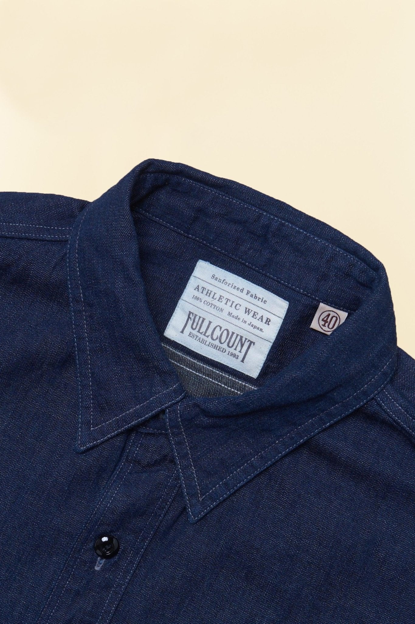 Fullcount Denim Work Shirt - Indigo -Fullcount - URAHARA