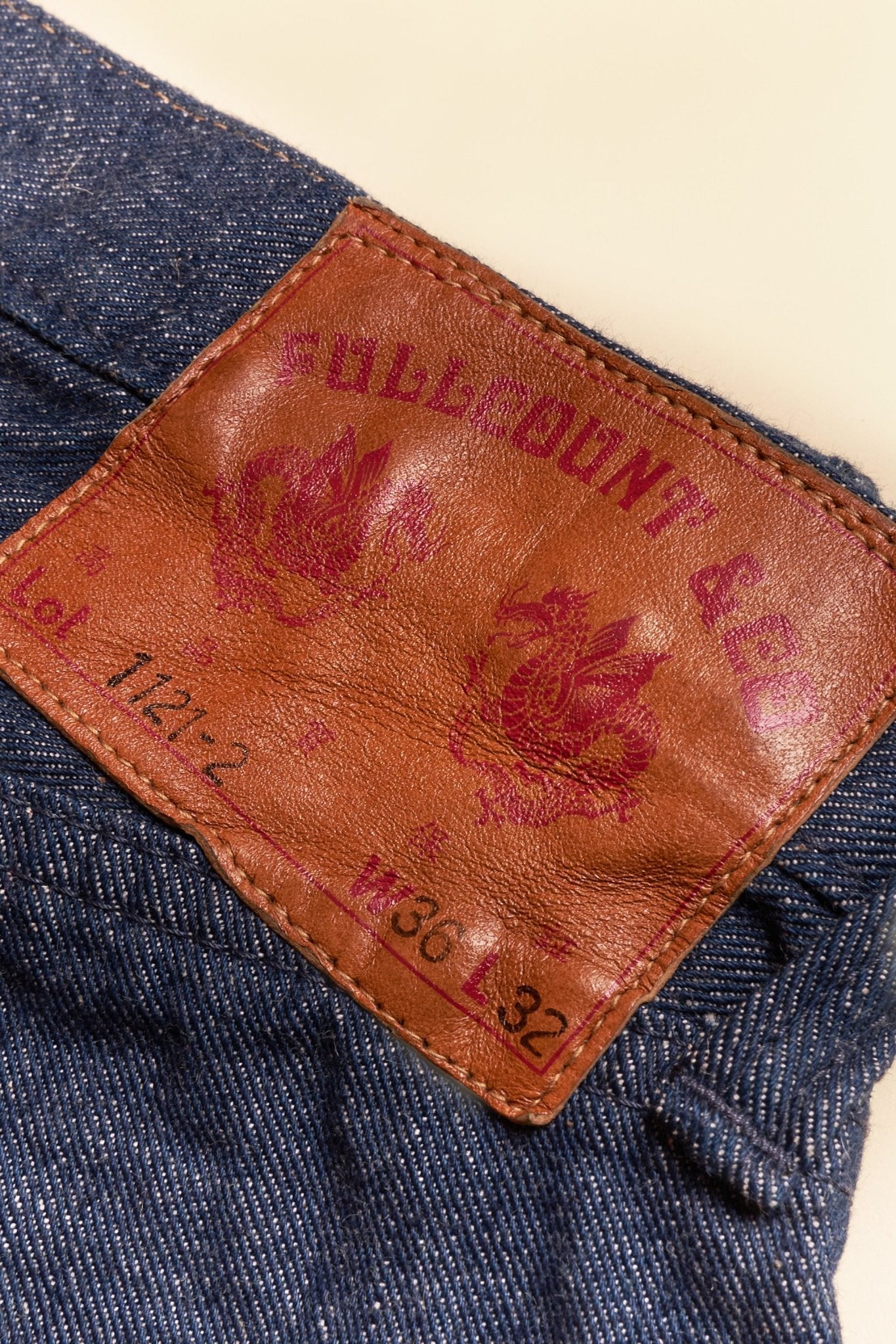 Fullcount Duke 2 Wide Cut Selvedge Denim - 13oz -Fullcount - URAHARA