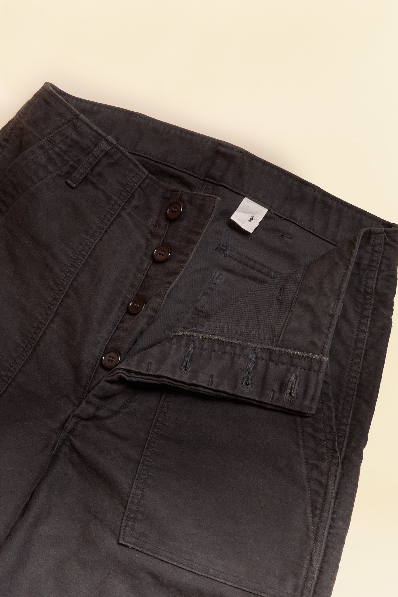 Fullcount French Moleskin Utility Trouser - Black -Fullcount - URAHARA