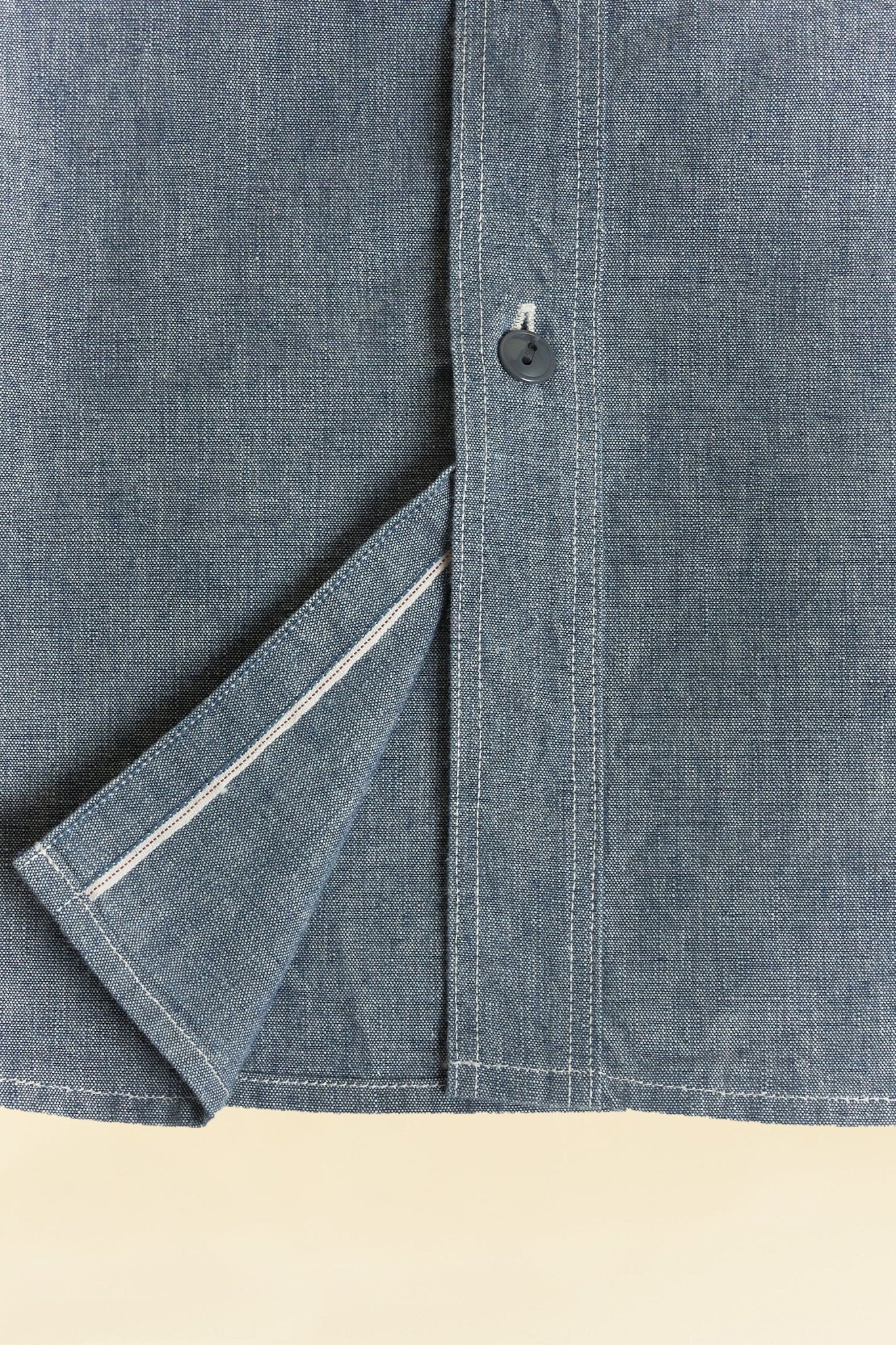 Fullcount Heavy Duty Chambray Shirt - Indigo Blue -Fullcount - URAHARA