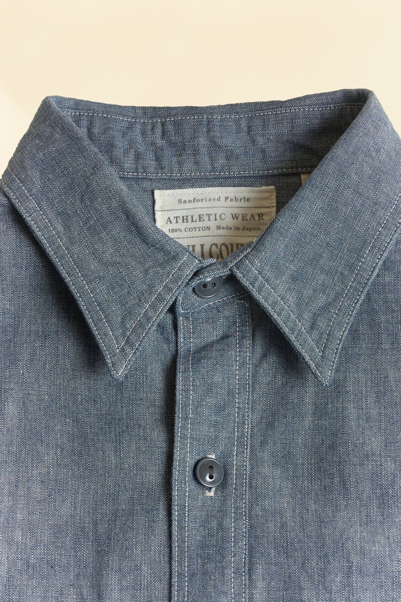 Fullcount Heavy Duty Chambray Shirt - Indigo Blue -Fullcount - URAHARA