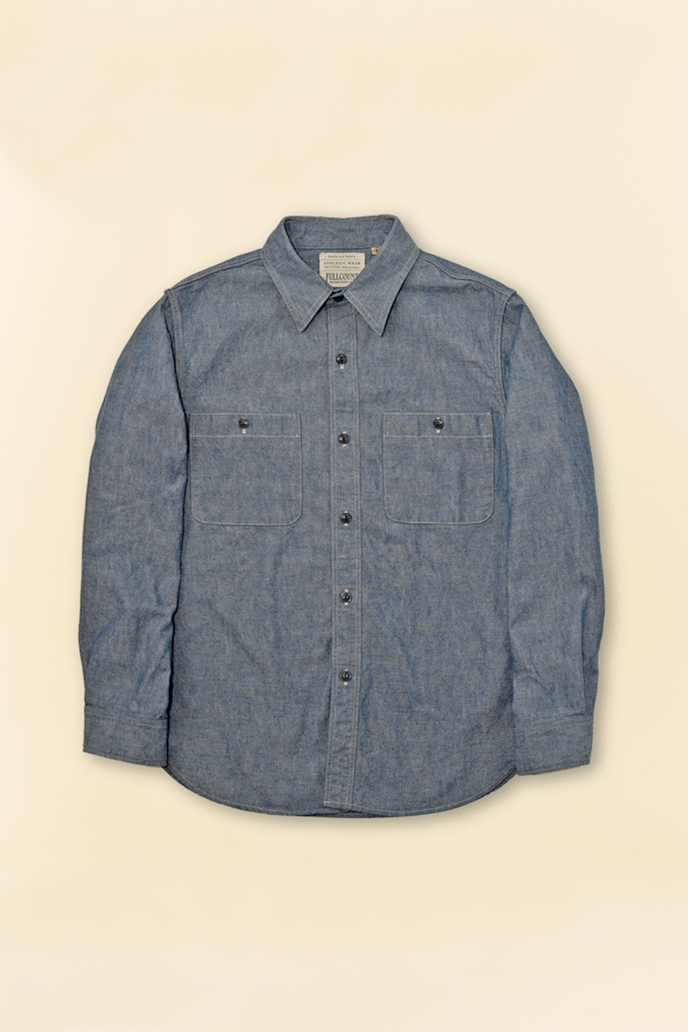 Fullcount Heavy Duty Chambray Shirt - Indigo Blue -Fullcount - URAHARA