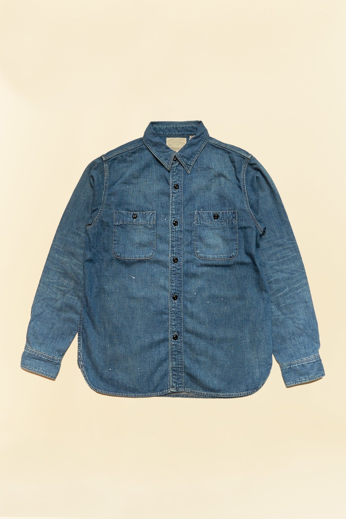 Fullcount Heavy Weight Denim Work Shirt - Indigo -Fullcount - URAHARA