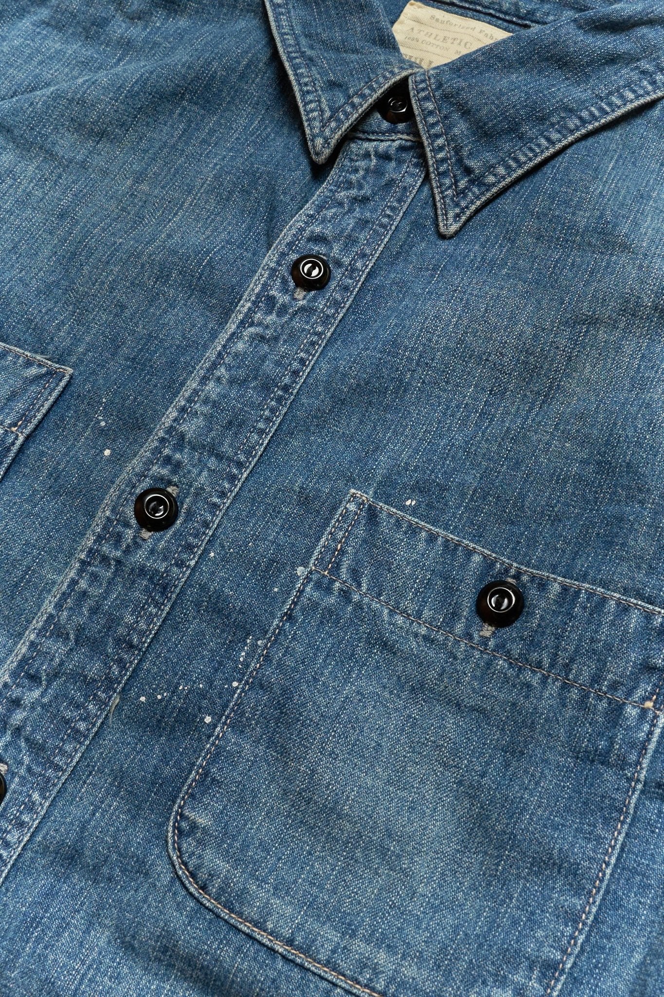 Fullcount Heavy Weight Denim Work Shirt - Indigo -Fullcount - URAHARA