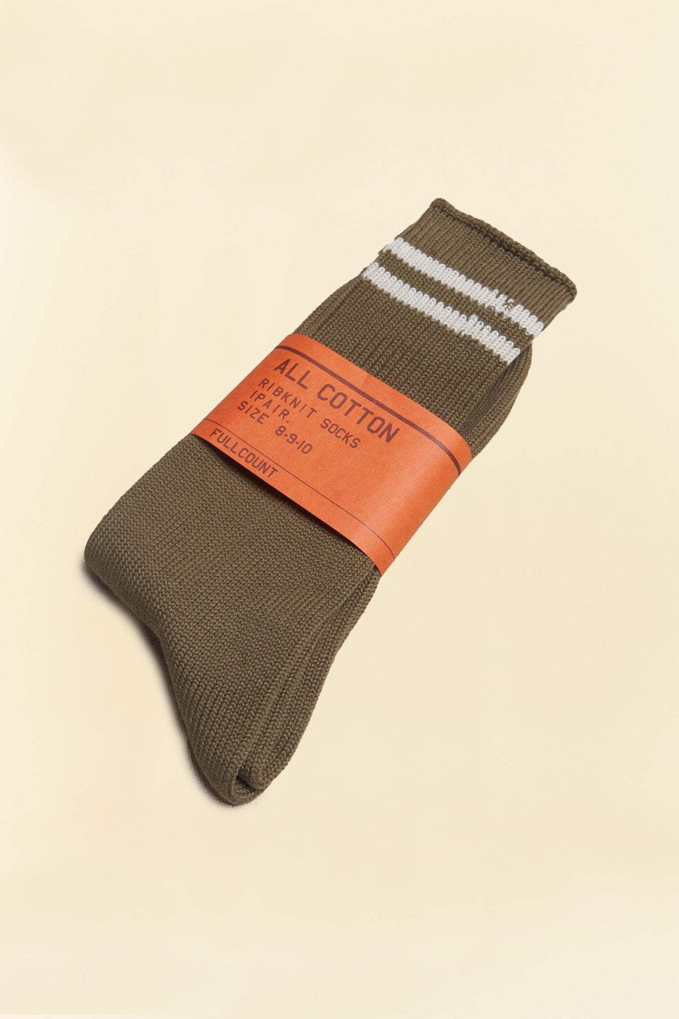 Fullcount Military Socks - Olive -Fullcount - URAHARA