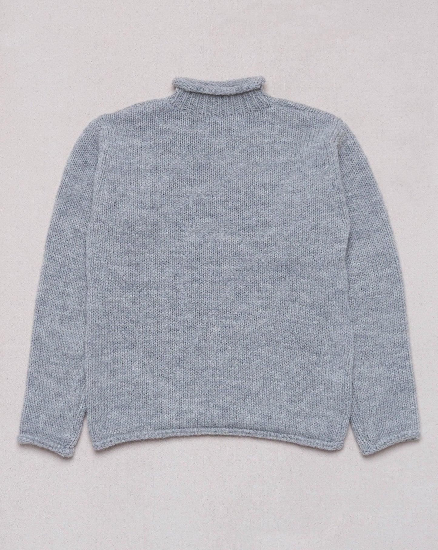 Fullcount Old Fisherman Wool Sweater - Heather Grey -Fullcount - URAHARA